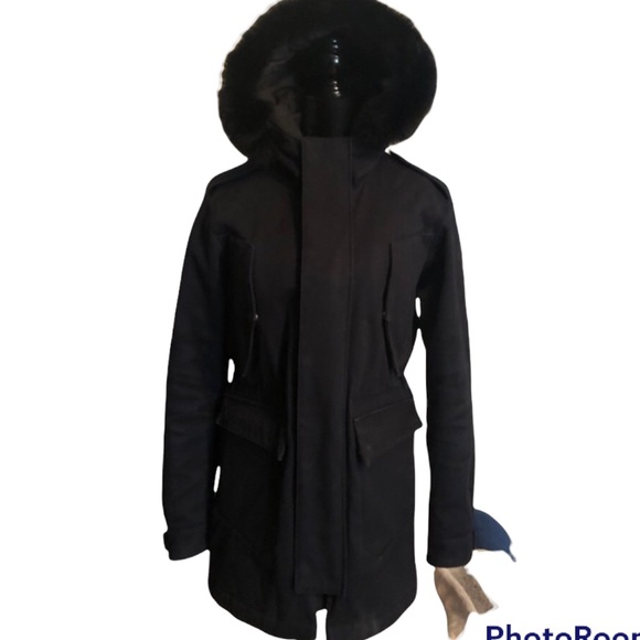 THE KOOPLES navy winter coat size xs - Picture 1 of 16